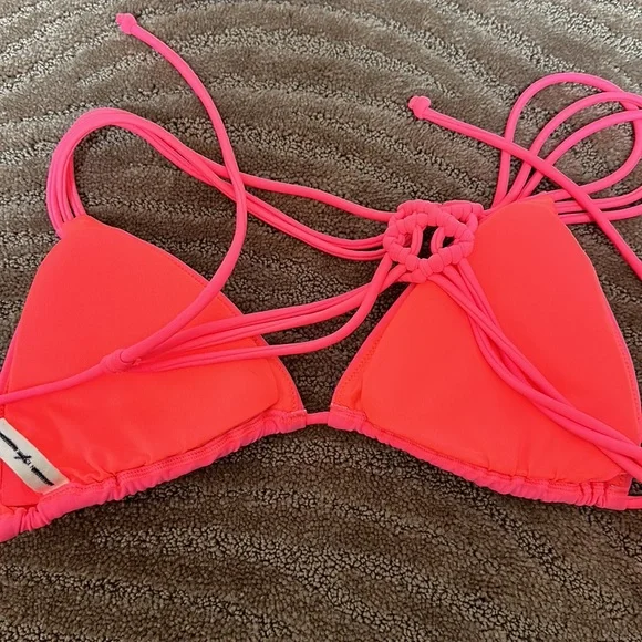 American eagle, orange triangle, bikini top, size medium - Picture 5 of 6